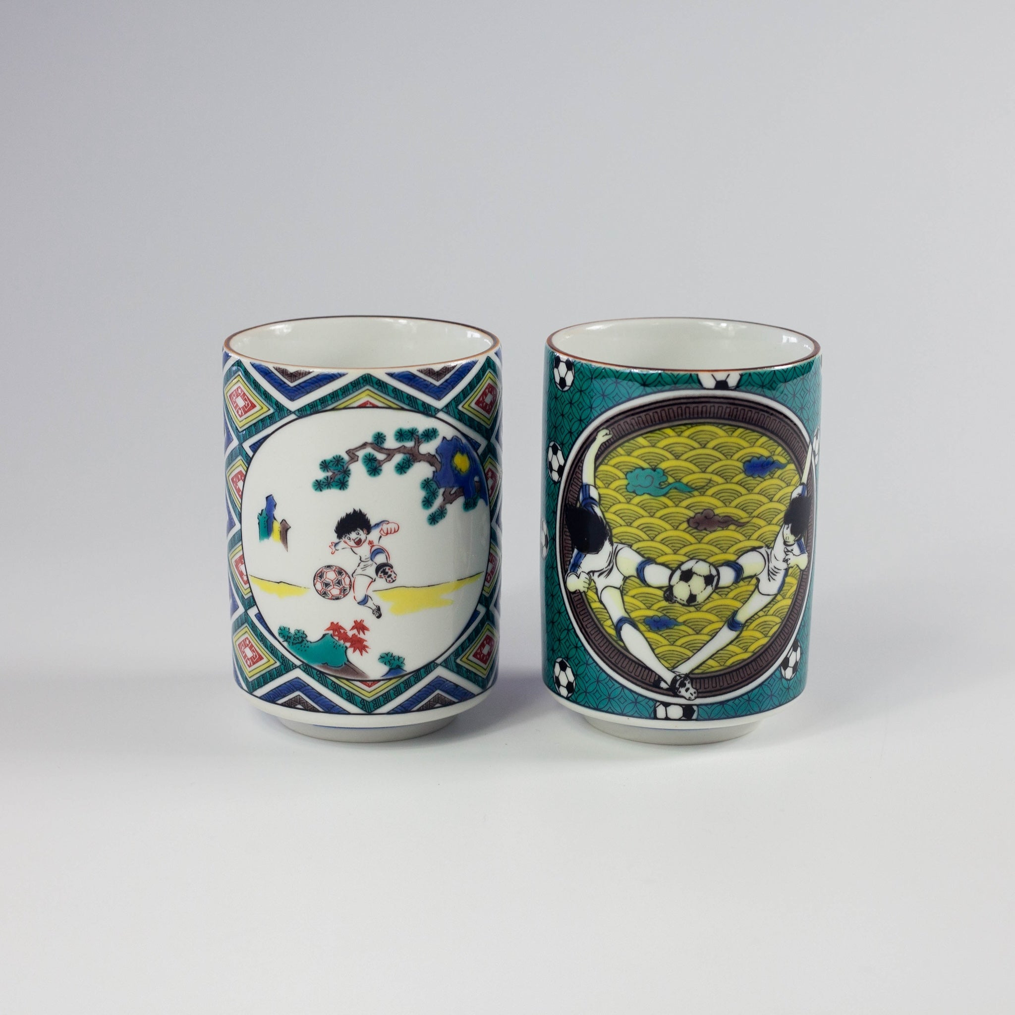 Captain Tsubasa Kutani Ware Yunomi Tea Cup