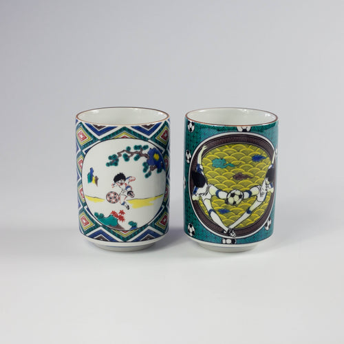 Captain Tsubasa Kutani Ware Yunomi Tea Cup