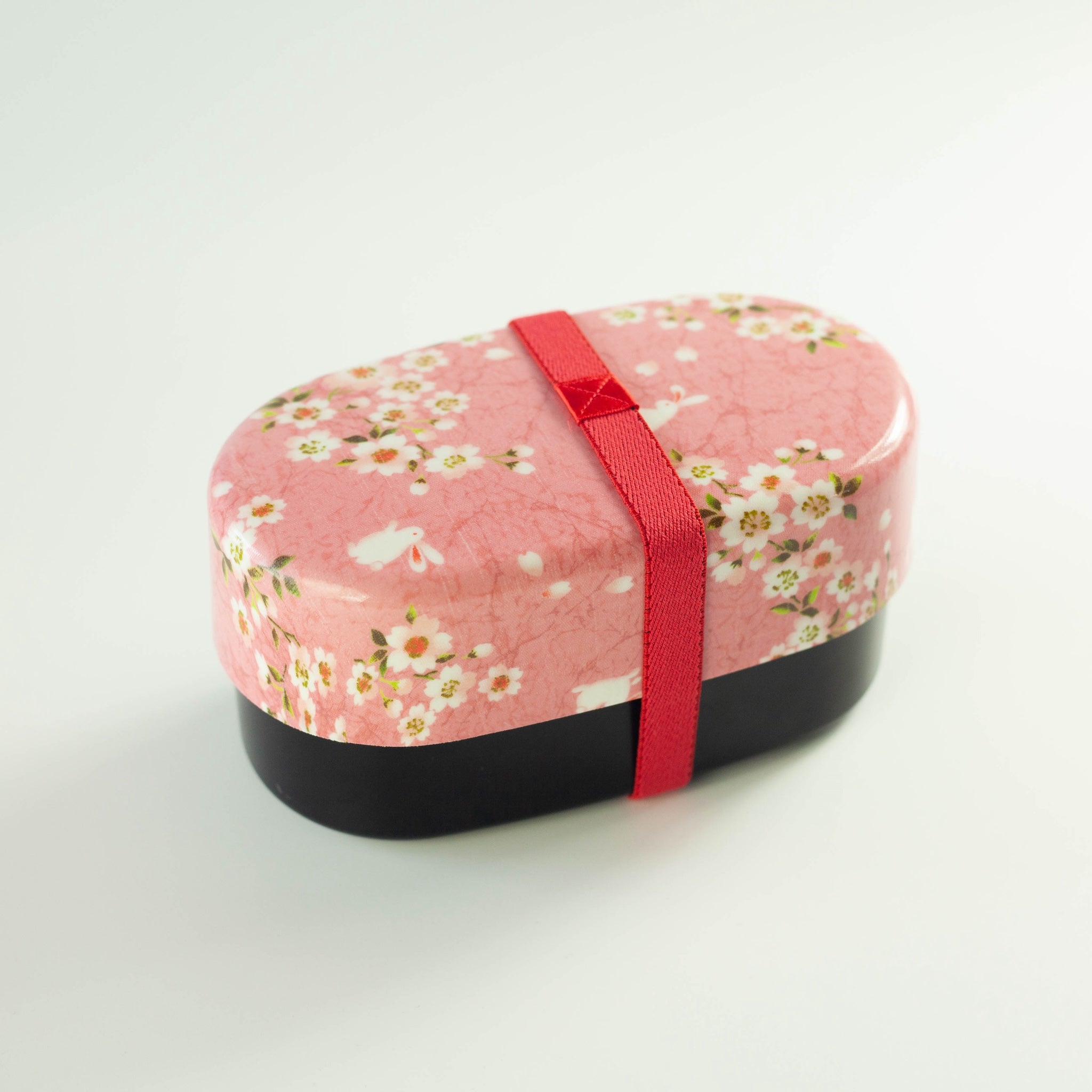 Sakura Rabbit Oval Bento Box 830ml | Pink