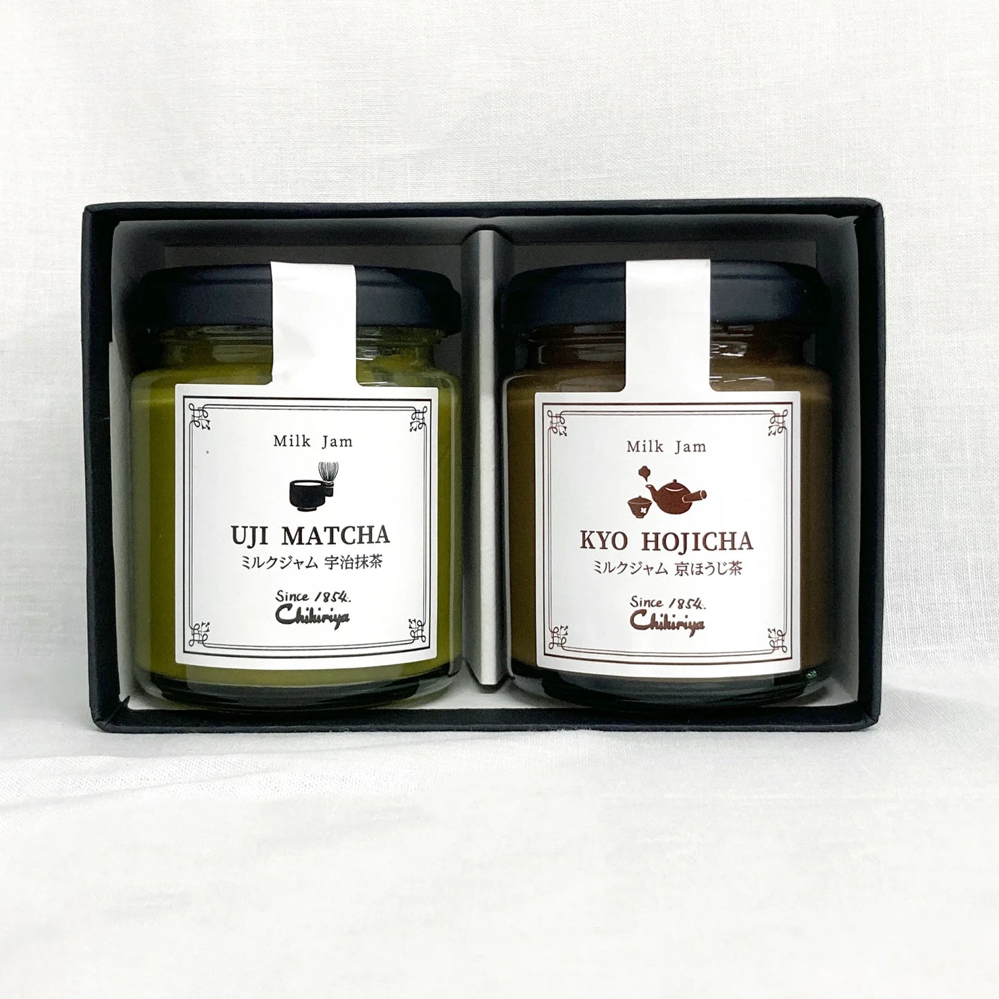 Hojicha and Uji Matcha Milk Jam Gift Set