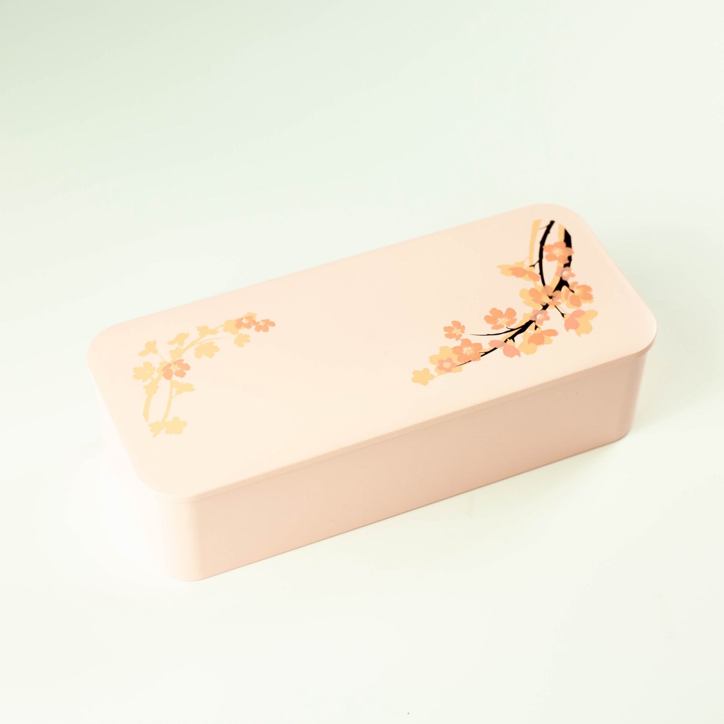 Sakura One-tier Slim Bento Box (550mL) | Pink