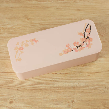 Sakura One-tier Slim Bento Box (550mL) | Pink