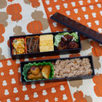 Two-tier Wood Style Bento Box | Long, 840mL