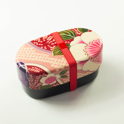 Kimono Oval Bento Box | Pink 830ml