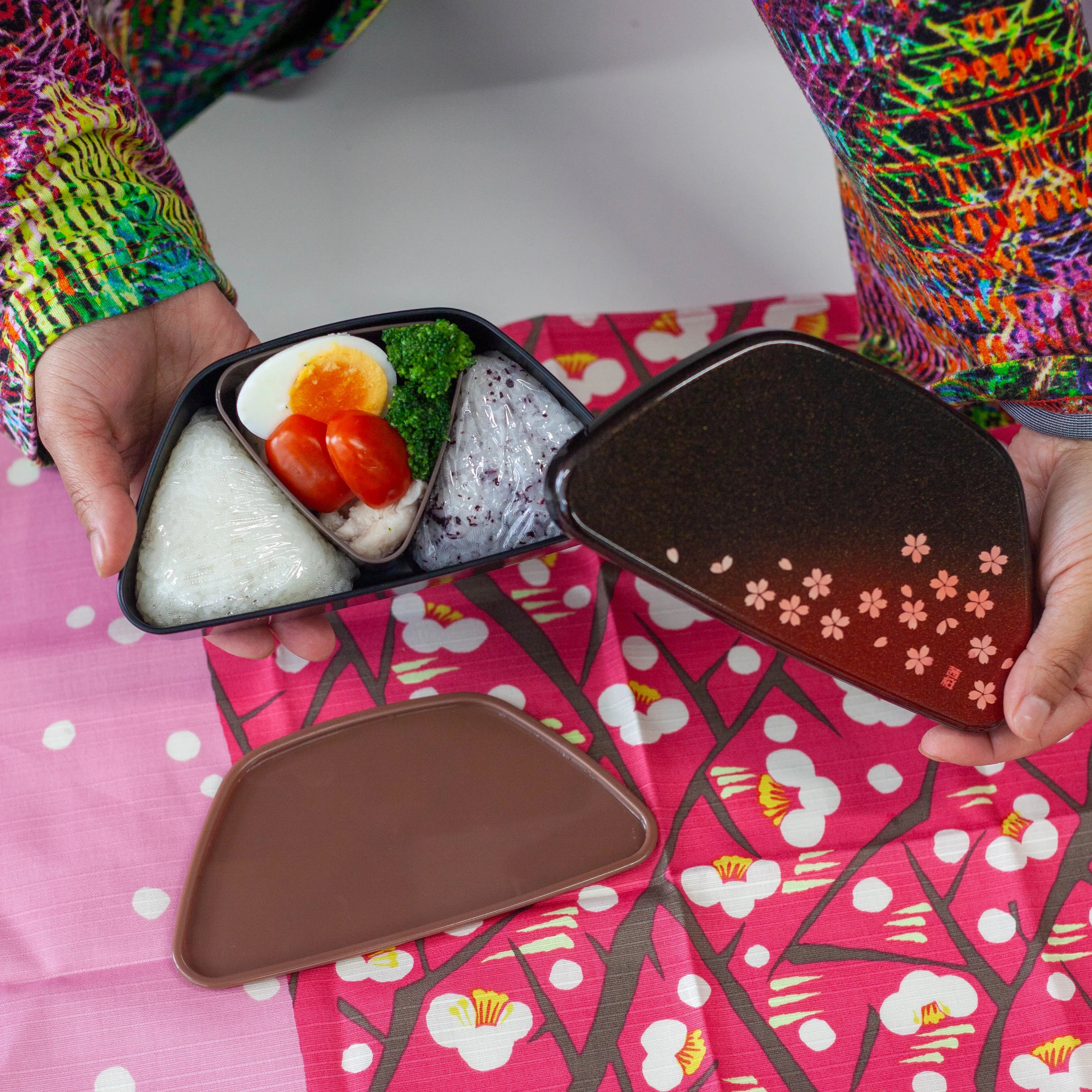 Kagome Tame Zweistöckige Bento-Box