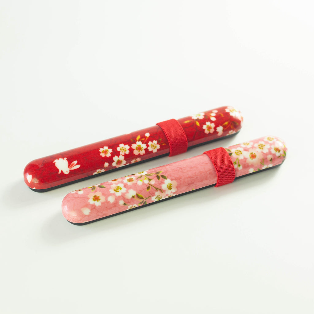 Sakura Rabbit Chopsticks Set | Pink