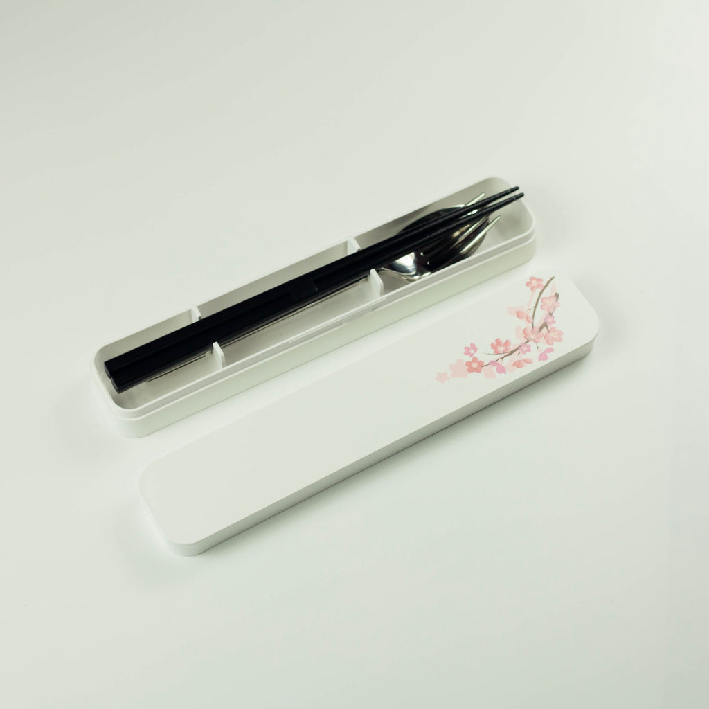Cutlery Set | Sakura White