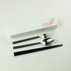 Cutlery Set | Sakura White