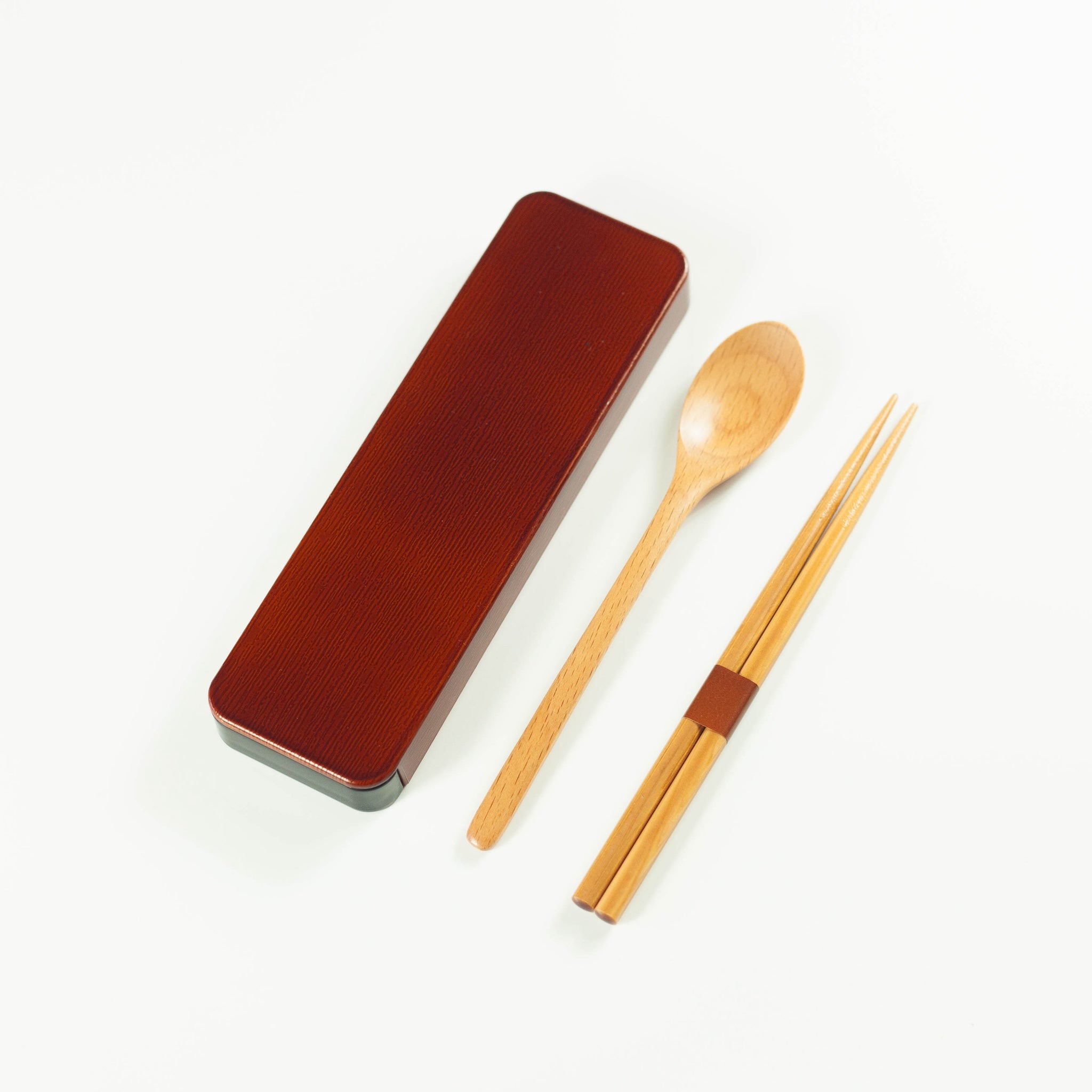 Wooden Chopstick and Spoon Set | Light Brown
