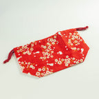 Sakura Rabbit Bento Bag | Red