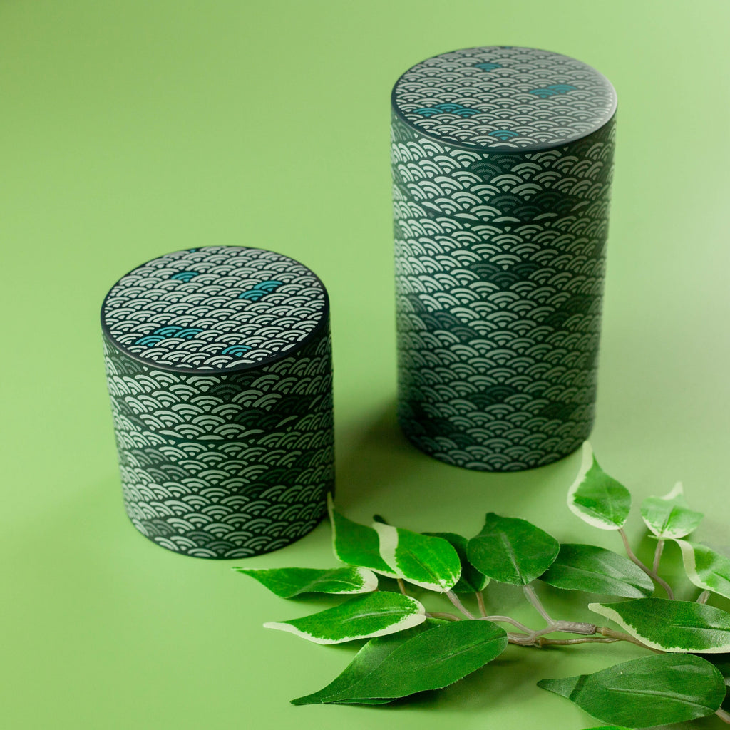 Seigaiha Navy Tea Canister | Large (650mL)