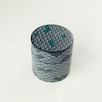 Bote de té azul marino Seigaiha | Pequeño (350 ml)