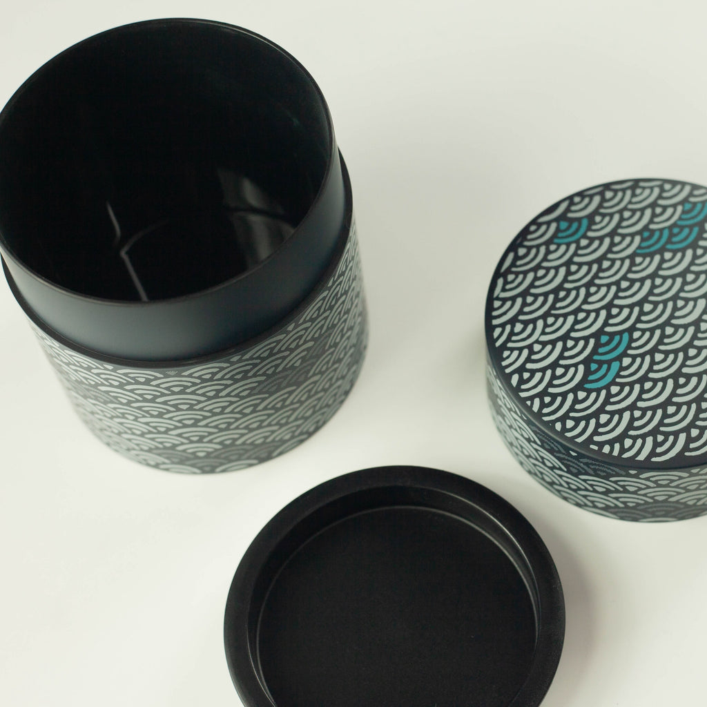 Seigaiha Navy Tea Canister | Small (350mL)