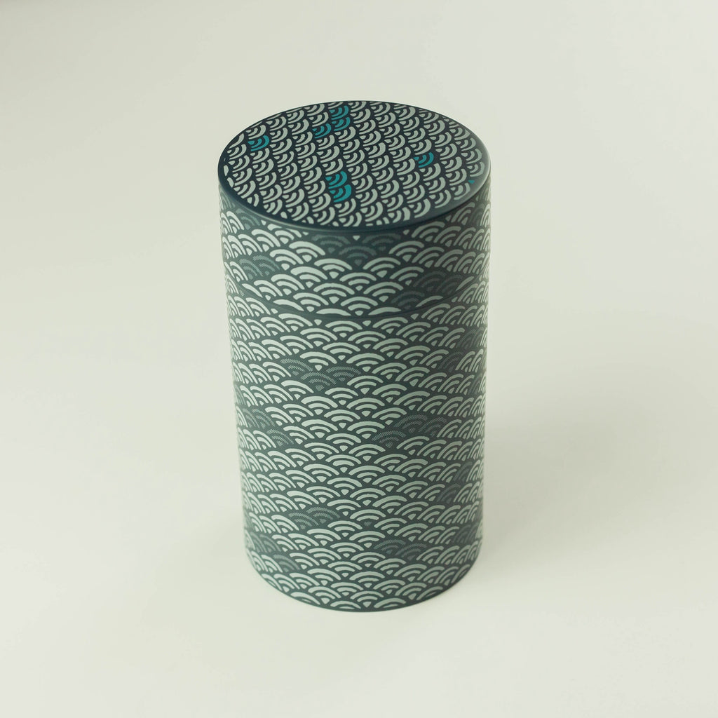 Seigaiha Navy Tea Canister | Large (650mL)