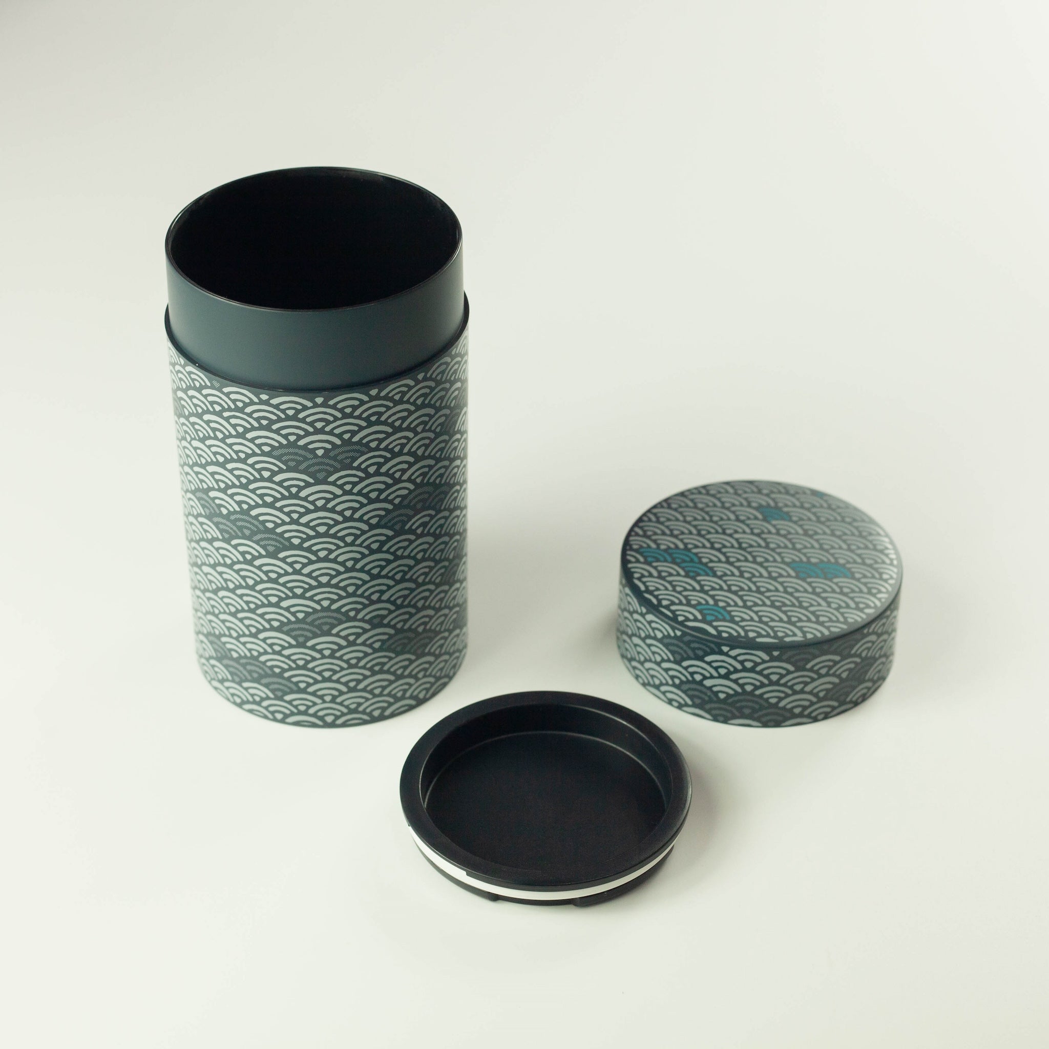 Seigaiha Navy Tea Canister | Large (650mL)