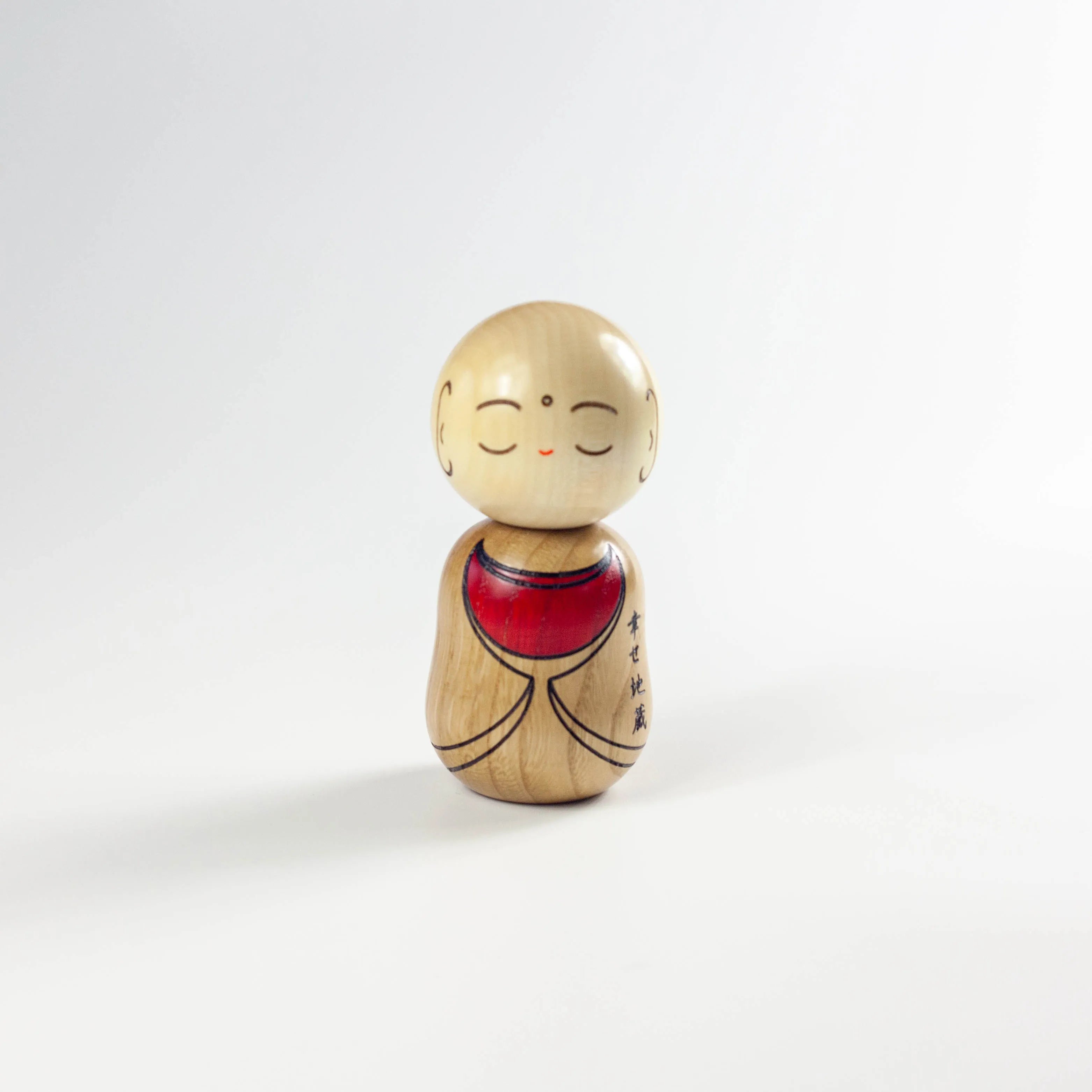 Kokeshi-Holzpuppe | Fröhliches Ojizosan 