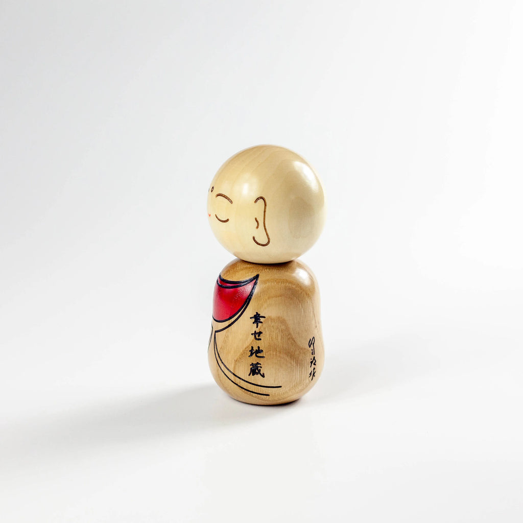 Muñeca de madera Kokeshi | Happy Ojizosan 
