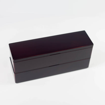 Caja Bento Mokume delgada (840 ml) | Castaño 