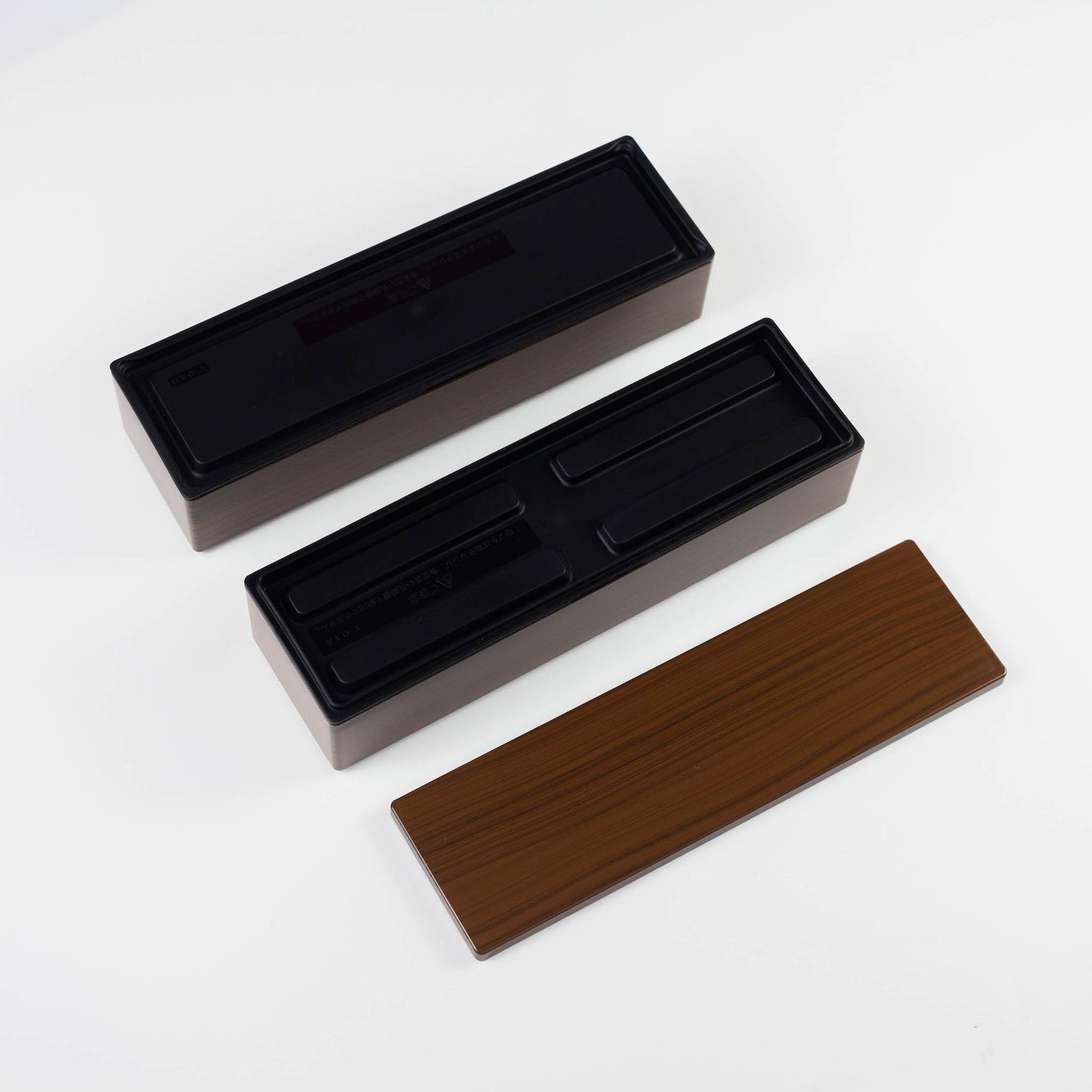 Slim Mokume Bento Box (840mL) | Light Brown