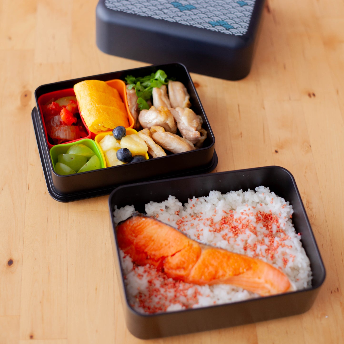 Caja Bento Nami Océano Azul 1300mL