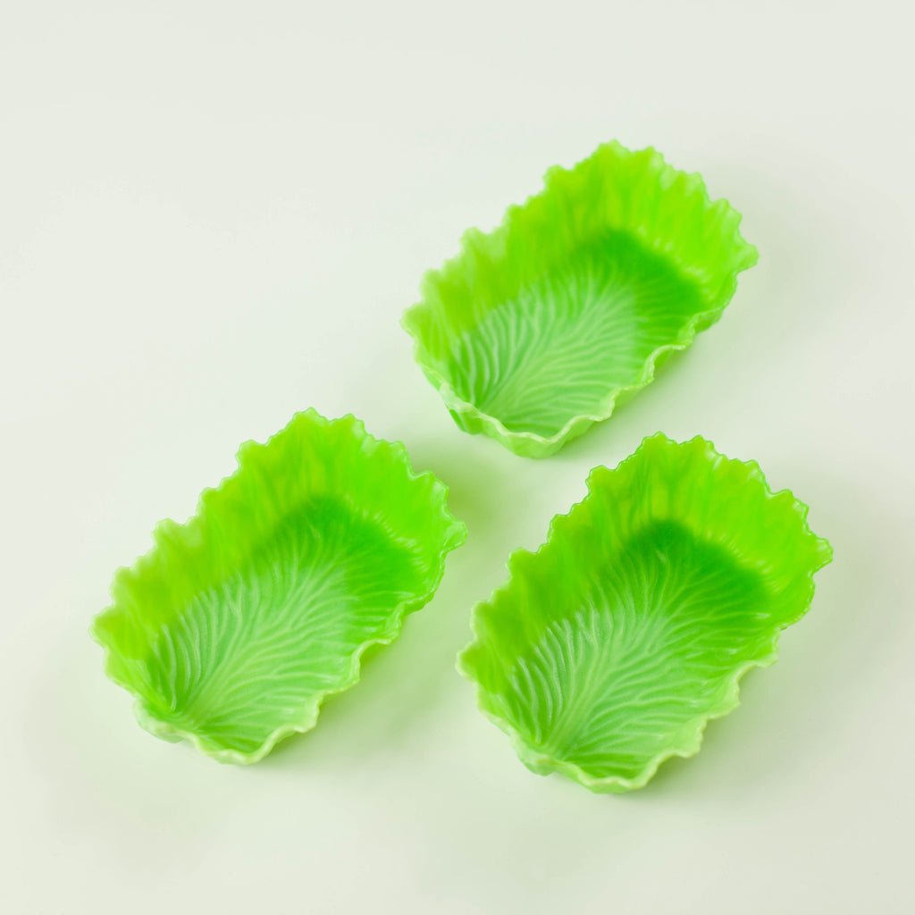 Tazas de verduras verdes | Rectángulo