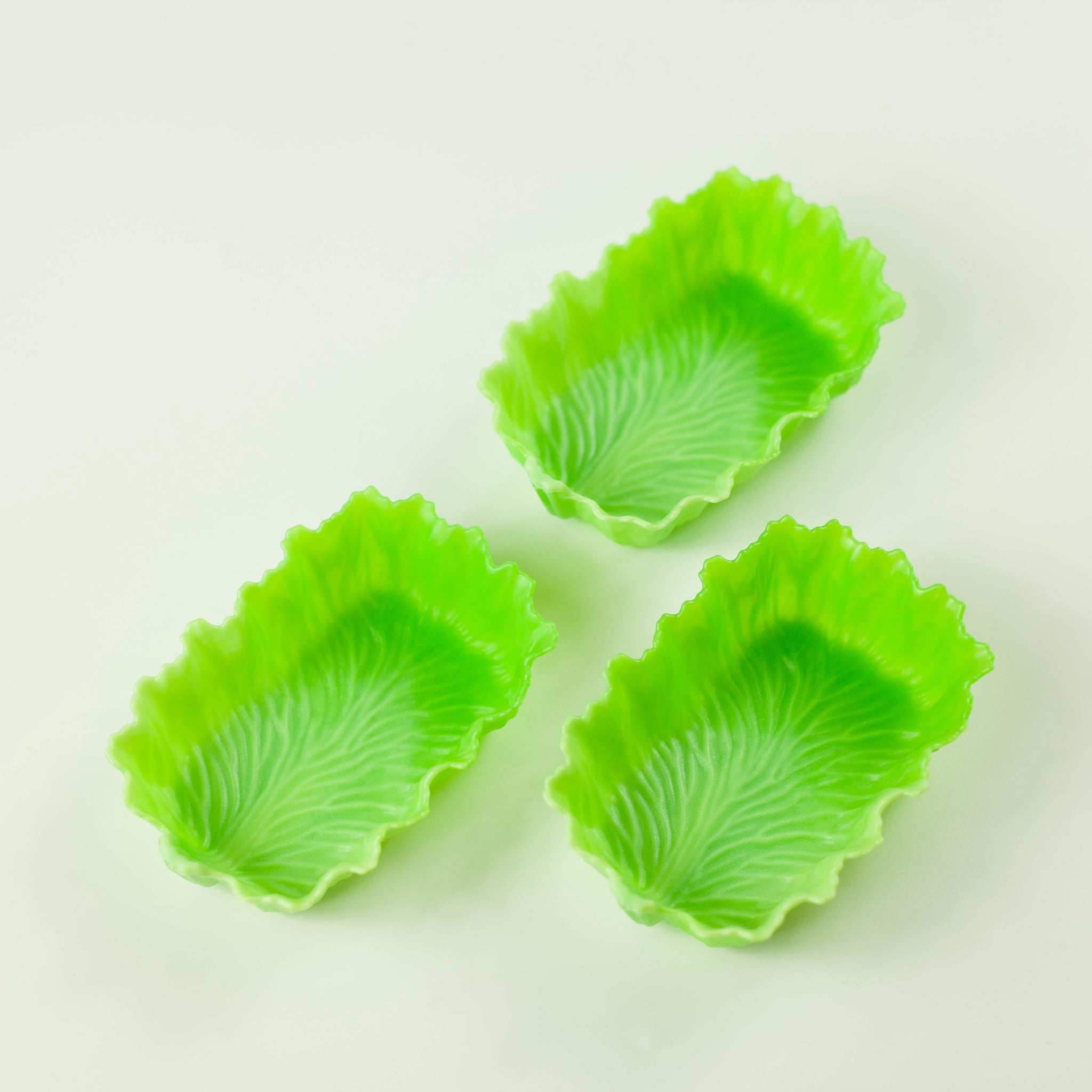 Tazas de verduras verdes | Rectángulo