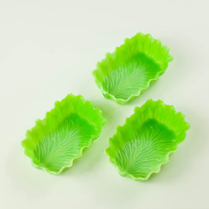 Green Veggie Cups | Rectangle