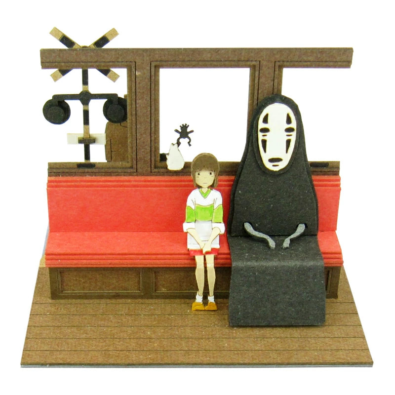 Miniatuart | El viaje de Chihiro: Viajando en el tren sin rostro