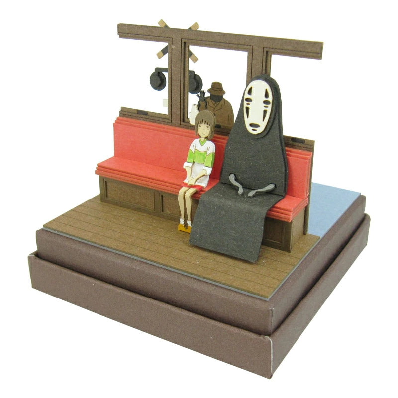 Miniatuart | El viaje de Chihiro: Viajando en el tren sin rostro