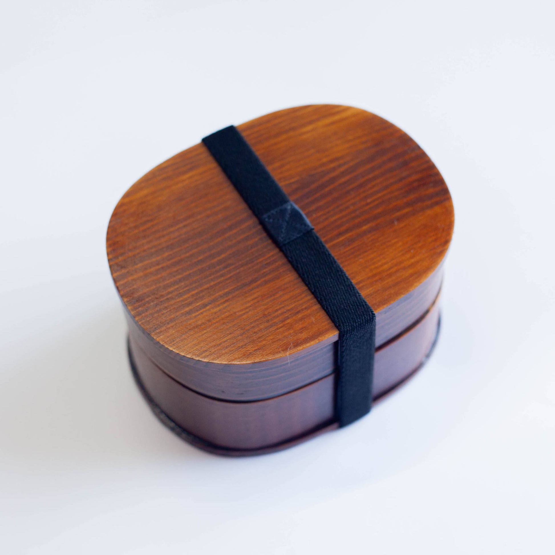 Handmade Japanese Double Layer Bento Box Set, Wooden Bento Box