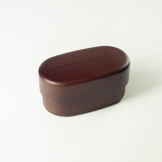 Two-tier Oval Lunch Box | Jumbo Mokume, 830ml