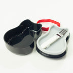 Bento-Box mit Maruko-Katze, zweistöckig | Schwarz