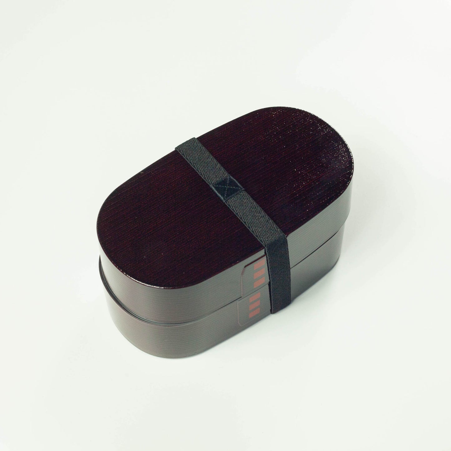 Caja Bento en tono madera Nuri Wappa | Madera oscura
