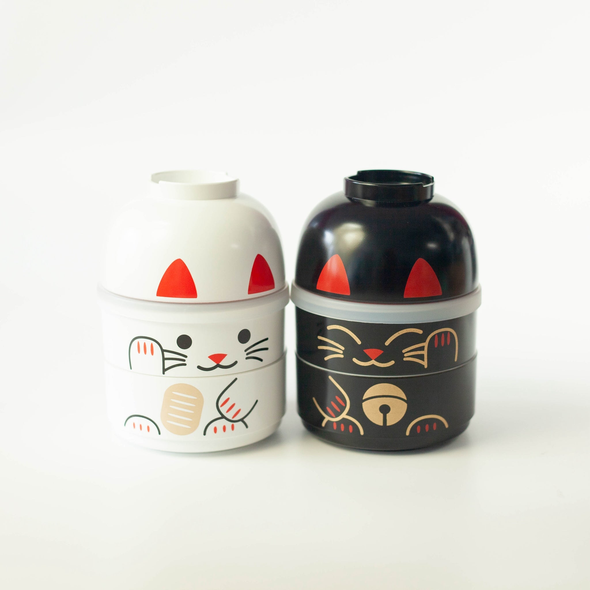Kokeshi Bento Box | Maneki Neko White