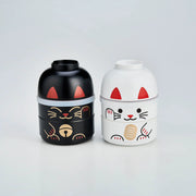 Kokeshi Bento Box | Maneki Neko Weiß