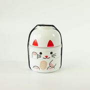 Kokeshi Bento Box | Maneki Neko White