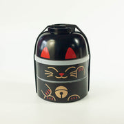 Große Kokeshi Brotdose | Maneki Neko Schwarz