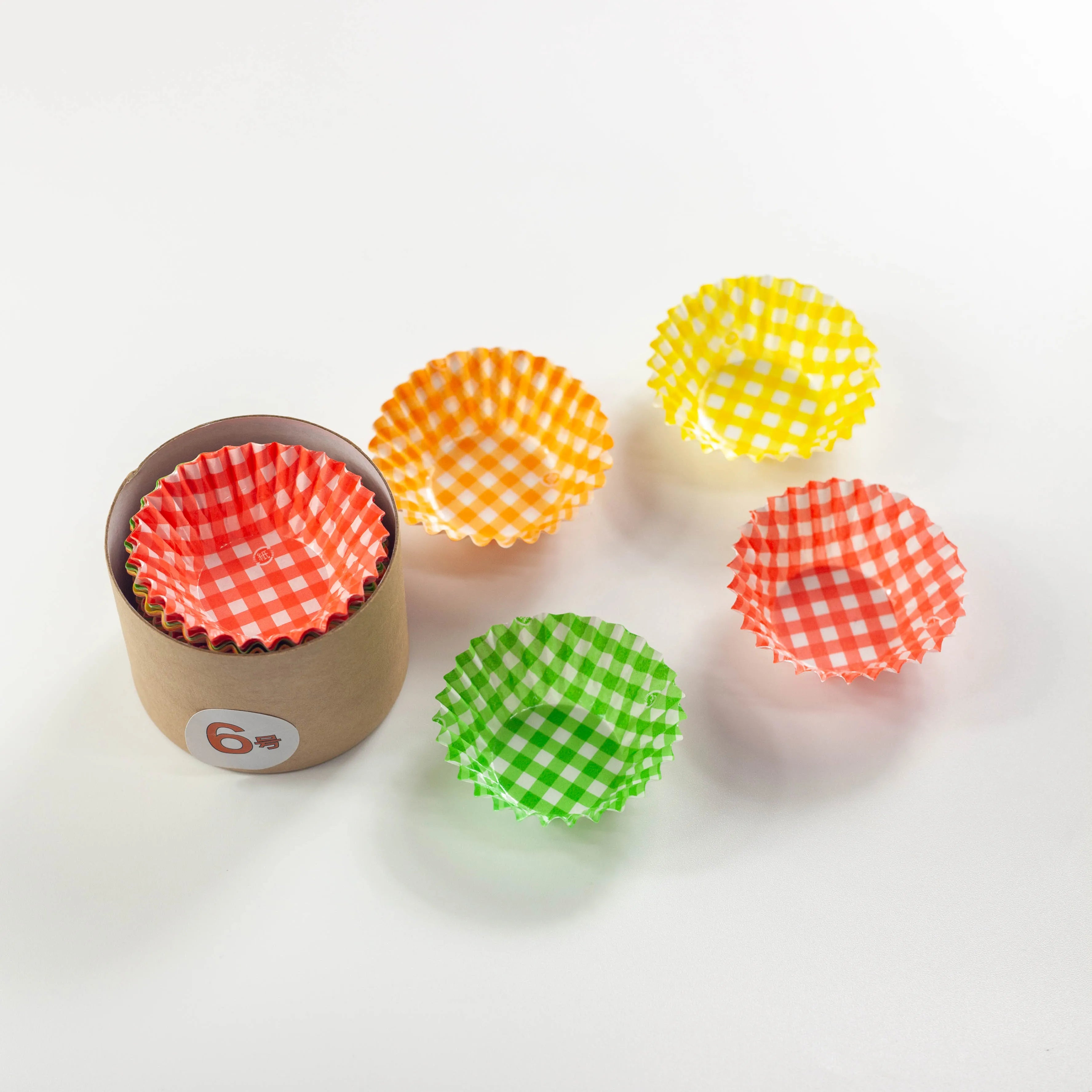 Eco-Friendly Checkered Food Cups (15mL)