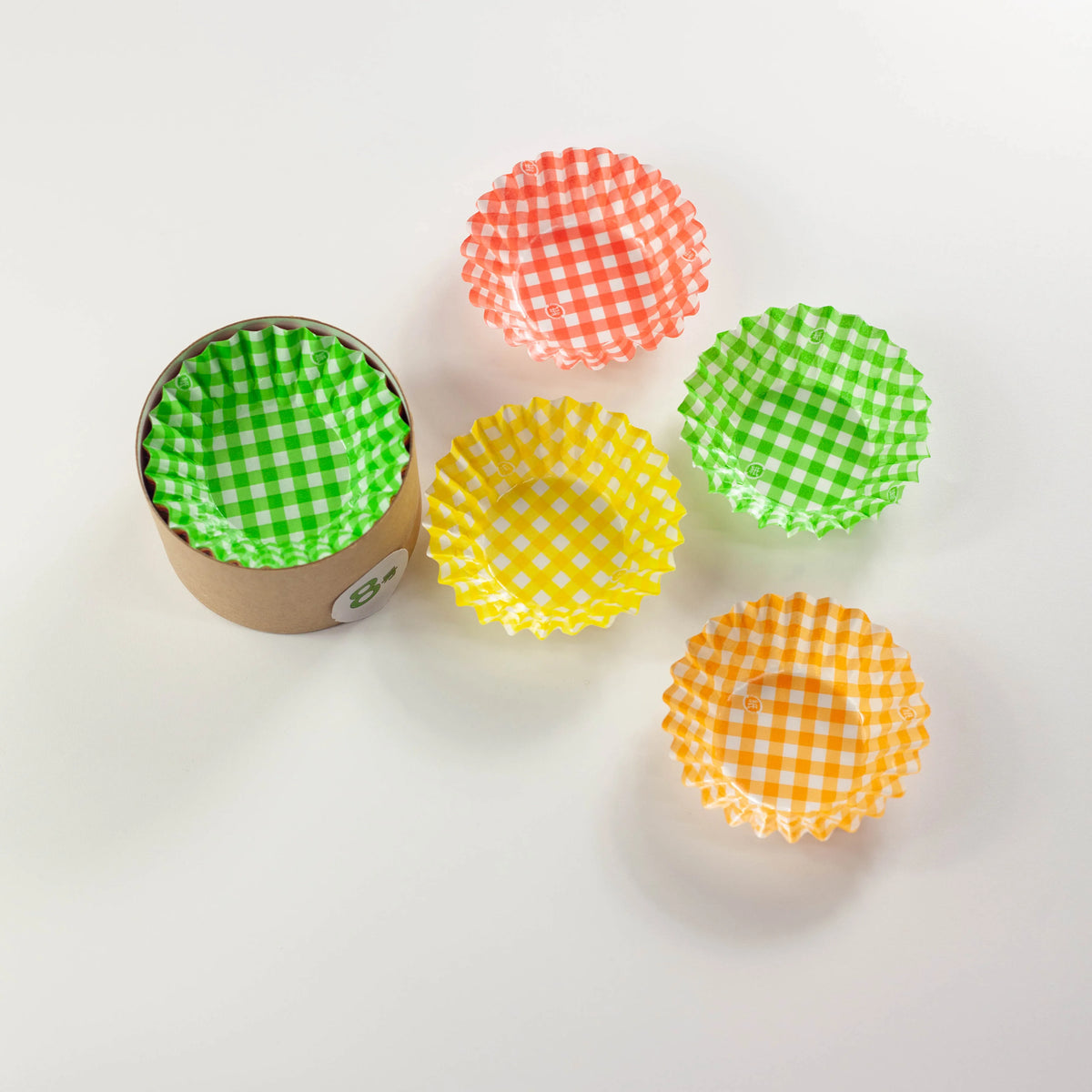 Eco-Friendly Checkered Food Cups (30mL)