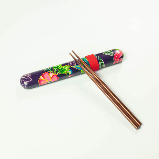 Kimono Chopsticks Set | Murasaki