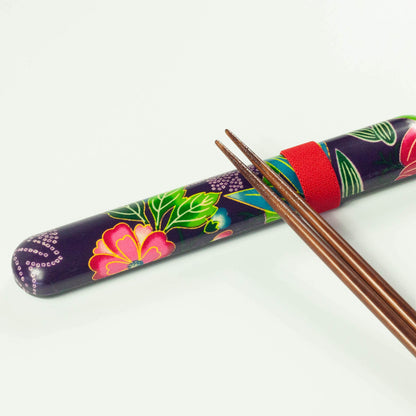 Kimono Chopsticks Set | Murasaki