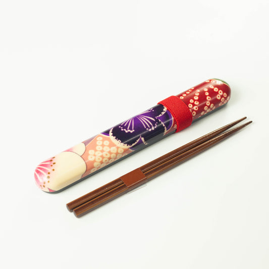 Kimono Chopsticks Set | Pink 18cm