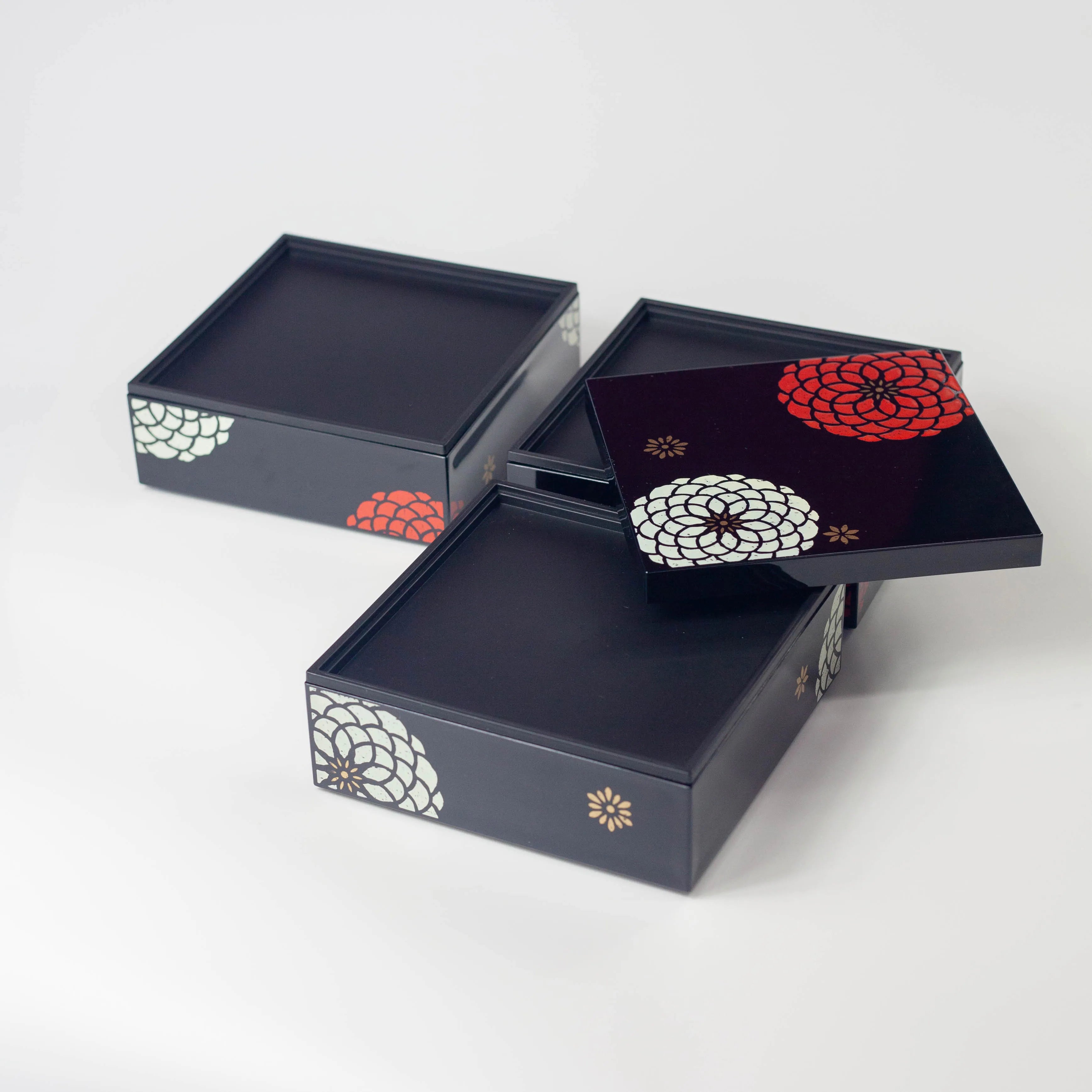 Ojyu Picknick Bento Box | Schwarz (18cm)