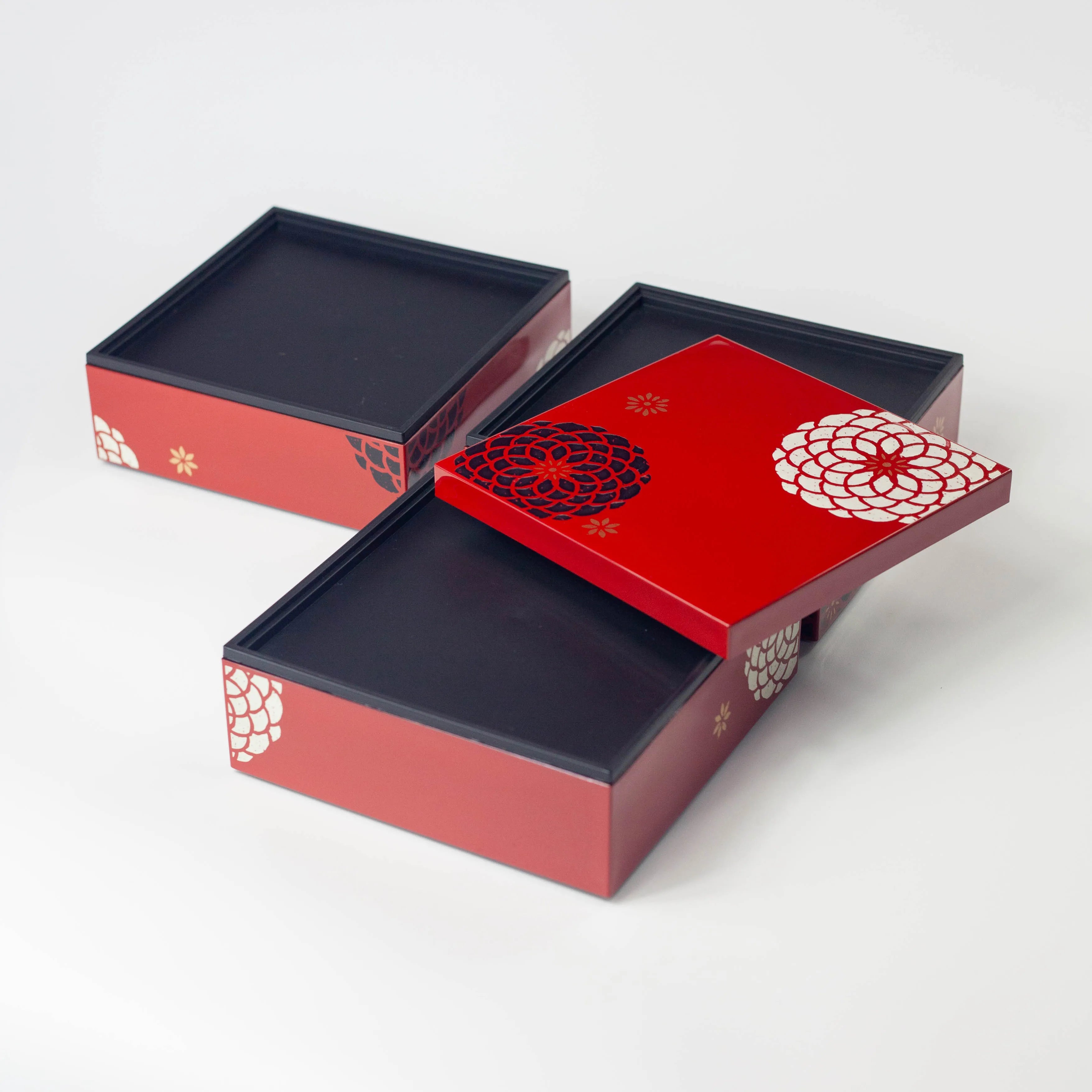 Ojyu Dreistöckige Picknick-Bento-Box (15 cm)