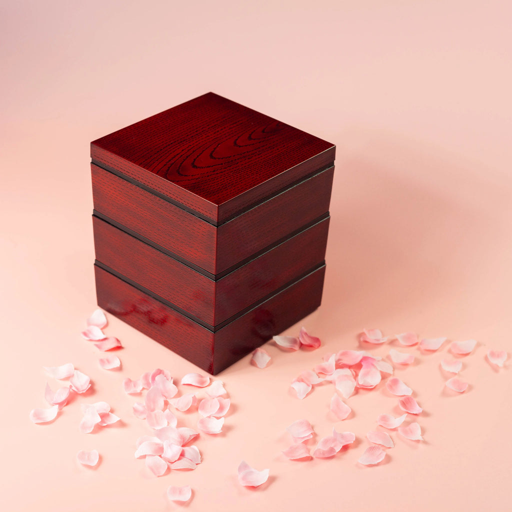 3-tier Mokume Picnic Bento Box (15cm)