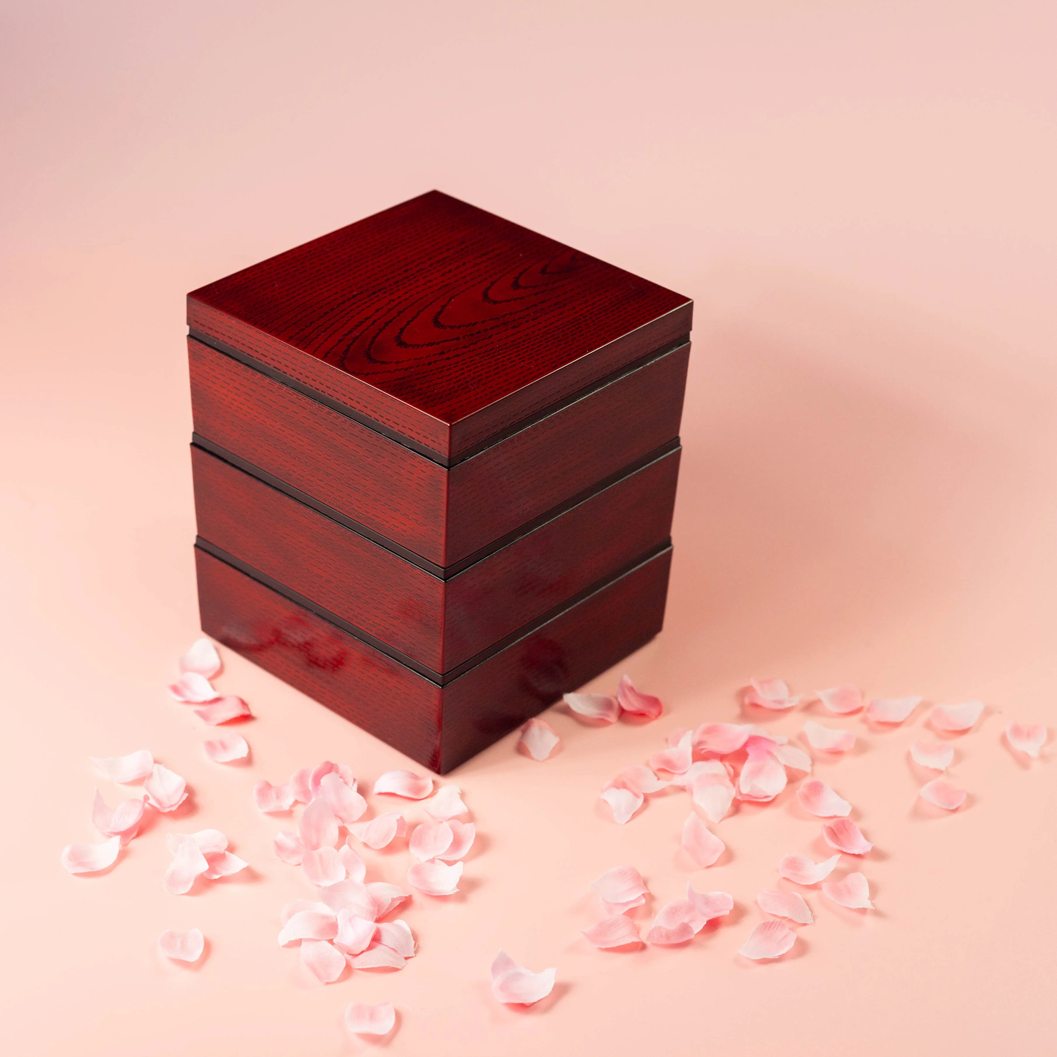 3-tier Mokume Picnic Bento Box (15cm)