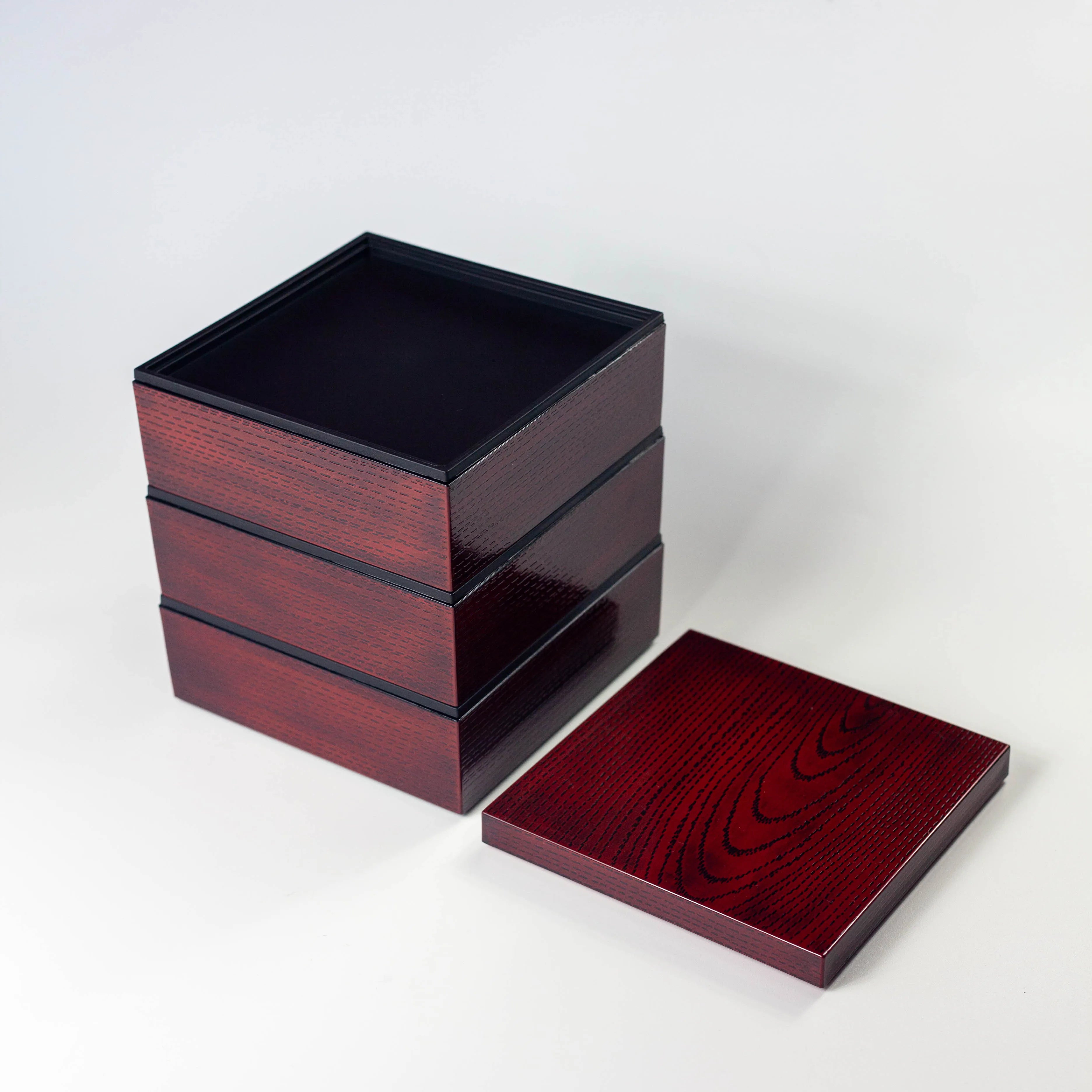 3-tier Mokume Picnic Bento Box (15cm)