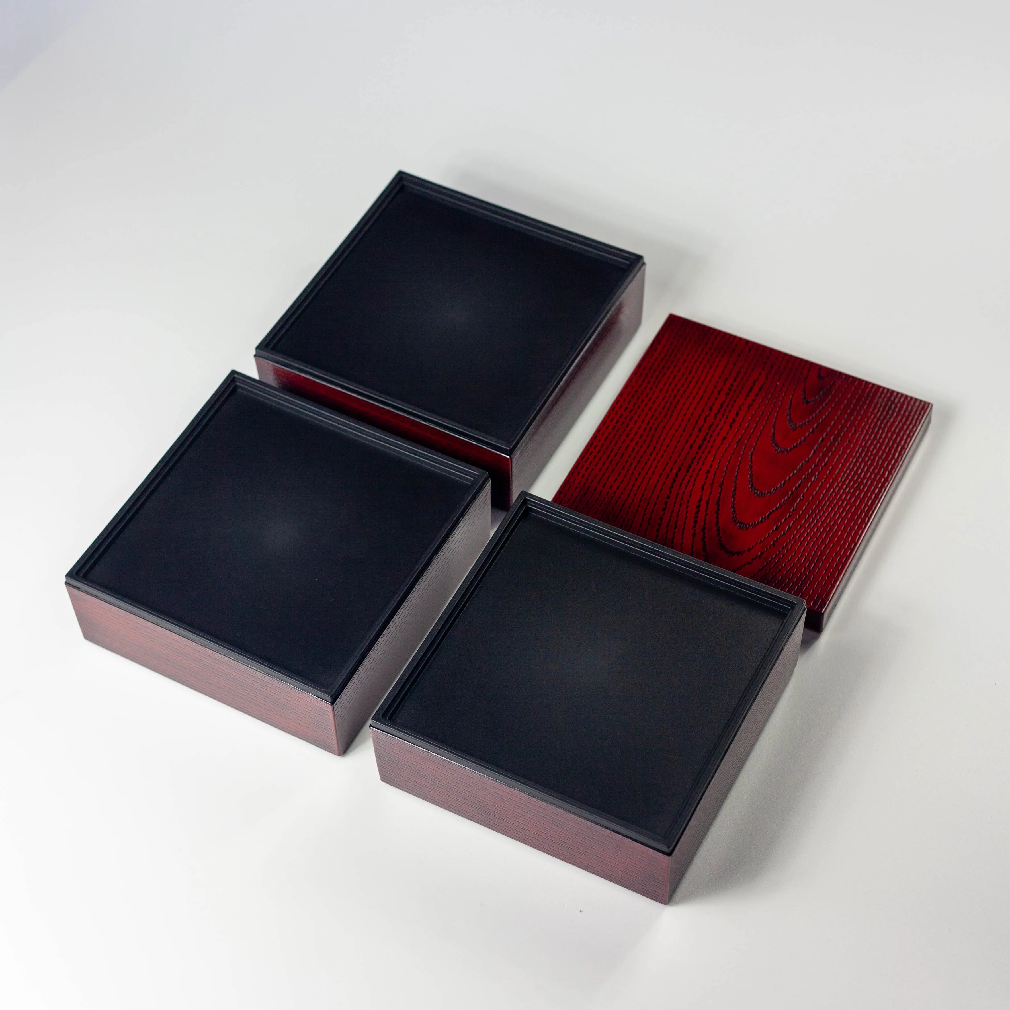 3-tier Mokume Picnic Bento Box (15cm)