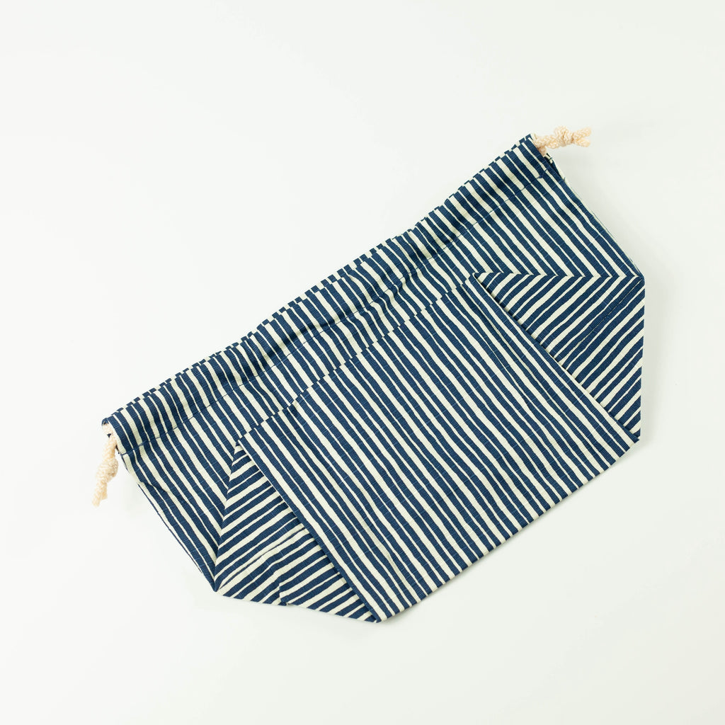 Tokusa-Streifen-Tasche | Marine