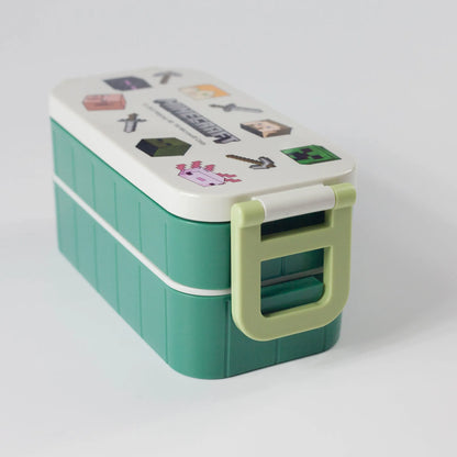 Minecraft Two-tier Bento Box | 600mL